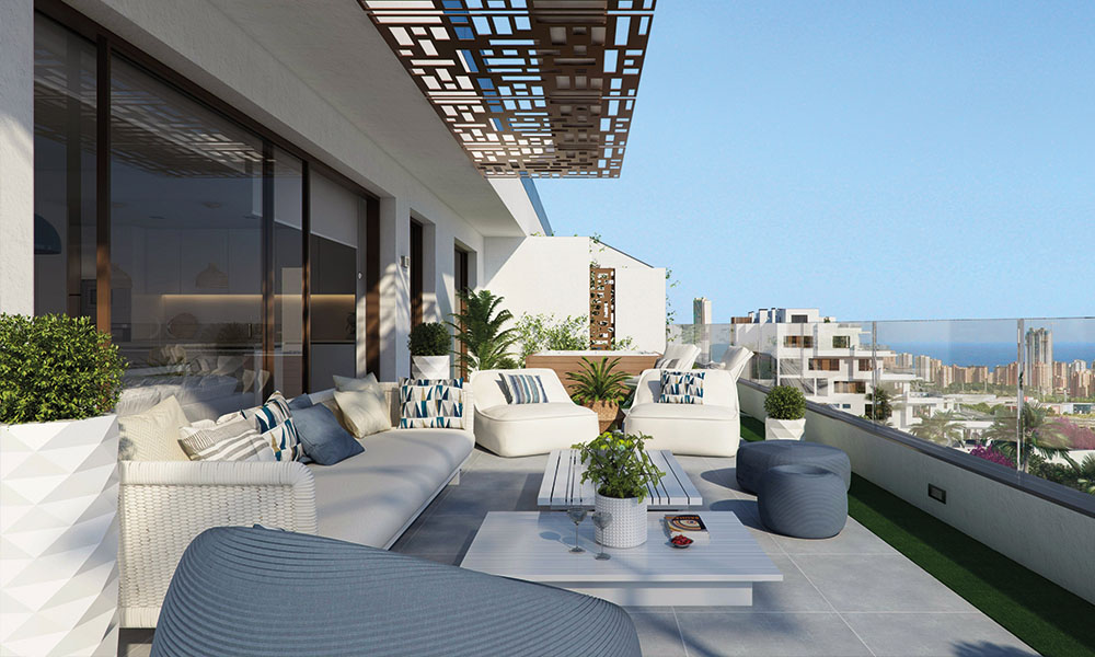 Seascape Blue Resort - Penthouse met privé terras